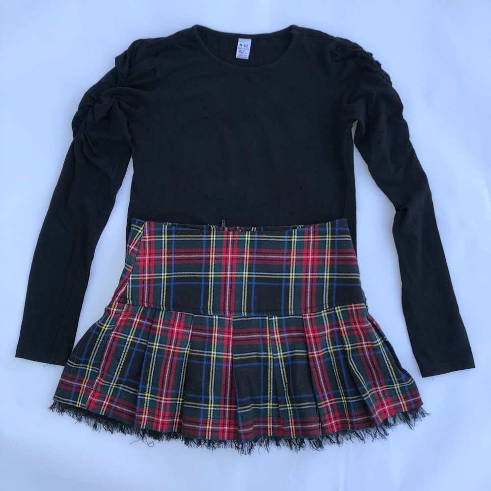 Zara kids shirt and Harajuku skirt